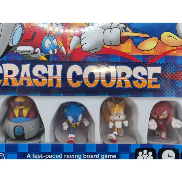 Sonic The Hedgehog Crash Course Board Game 2-4 Players Fast Pace Action - Picture 4 of 9